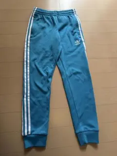 adidas 青 ジャージパンツ US XS