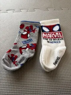 MARVEL スパイディ　ベビー靴下 2足セット