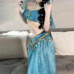 ジャスミン コスプレ 衣装 フルセット 海外ディズニーストア小物品 D