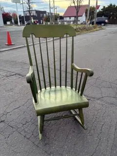 希少カラーロッキングチェア 飛騨産業 キツツキマーク HIDA ヴィンテージ