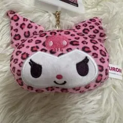 クロミ KUROMI ヒョウ柄 フェイスチャーム マスコット しまむら サンリオ