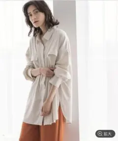 ローリーズファーム エコRコットンBIGシャツ