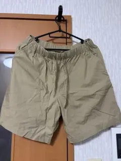 メンズ ハーフパンツ ベージュ Lサイズ