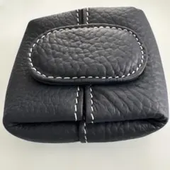レザーコインケース 紺色