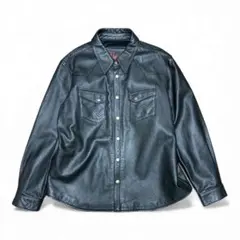 レザーシャツジャケット