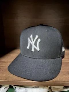 newera 59fifty hiphop ヤンキース　キャップ　ブラック