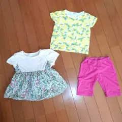 夏物　女の子　3点　まとめ売り　100センチ
