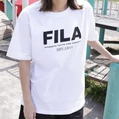 【FILA】 ロゴ プリントT