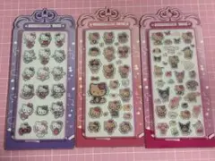 サンリオ　アクリルシール　3枚セット