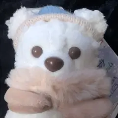 ダッフィーシークレット・オブ・スノーウィーデイ 肩のせ ぬいぐるみ