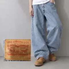 Levi's リーバイス 550 ブランド デニムパンツ ストレート 極太W42