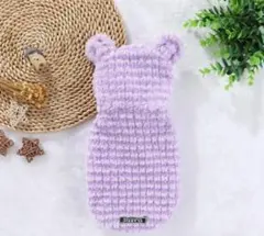 クマ耳付き犬服