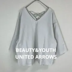 BEAUTY&YOUTH ユナイテッドアローズ Vネック バックリボン　ゆったり