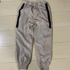 ベージュ ナイロンパンツ　裏起毛　120 しまむら　西松屋