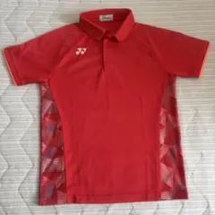 YONEX ゲームシャツ レッド Sサイズ