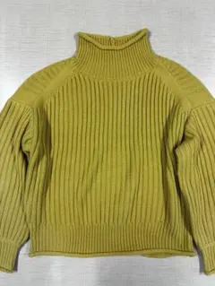 Ray Cassin ハイネックリブ編みセーター