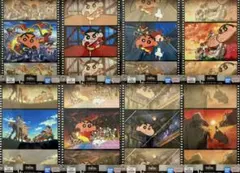 ☆クレヨンしんちゃん☆一番くじ☆なつかシネマズ☆クリアポスター☆8枚セット☆