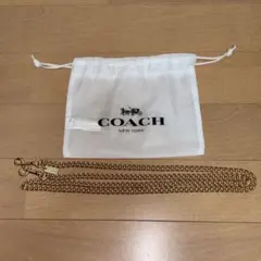 COACH チェーンストラップ ゴールド