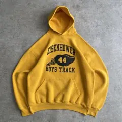 レアカラー00sラッセル3段ウイングフット+ナンバリング入りパーカーXL