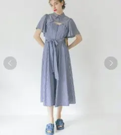 定価3万超★美品 MEER. メーア ギンガムチェックマキシワンピース S 定価3万超☆美品 MEER. メーア ギンガムチェックマキシワンピース S