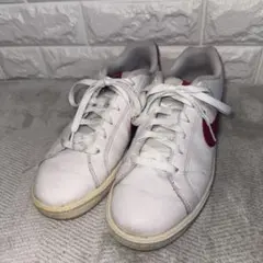 NIKE コートロイヤル SL 27cm ホワイト×レッド 844802-103