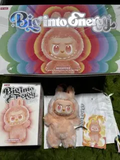 ラブブBig into Energy オレンジHAPPINESSぬいぐるみ