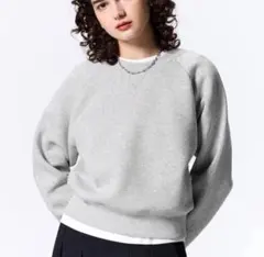 【GU】ヘビーウェイトスウェットプルオーバー Sサイズ