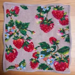 中古　フェイラー　ハンカチ　ストロベリーフィールド