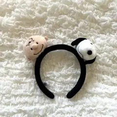 ユニバ カチューシャ スヌーピー チャーリーブラウン