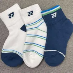 YONEX　ジュニアアンクルソックス3足組19-22㎝/19236JYのサムネイル