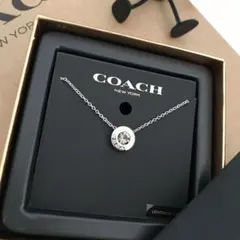 新品 COACHネックレス コーチ ネックレス シルバー