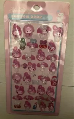 ボンボンドロップシール 風 マイメロ　マイメロディ　3D シール