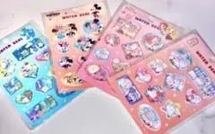 【GW限定】ディズニー　ウォーターシール 4シートセット