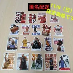 11/9 限定価格 NBA 選手 ステッカー セット まとめ 匿名配送 19枚