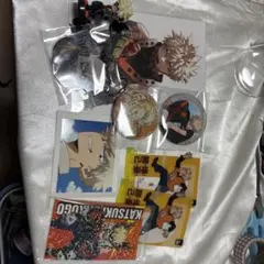 ヒロアカ 爆豪勝己 グッズまとめ売り 缶バッチ パシャこれ ポストカード