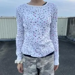まるで comme des garcons pink star サーマル y2k
