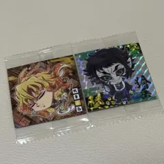 鬼滅の刃 ウエハース シール 2枚セット 我妻善逸 獪岳