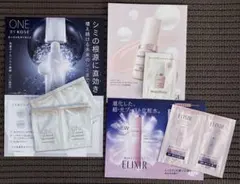 化粧品サンプル マキアージュ/エリクシールブライトニング/メラノショット 計7包