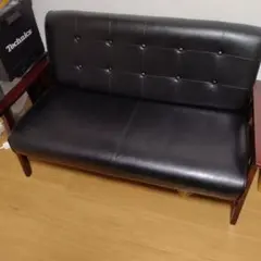 合成皮革　2人掛けソファ　★引取り限定★北九州市