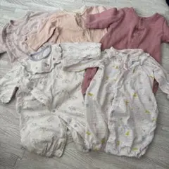 女の子　ロンパース 5点セット 60cm