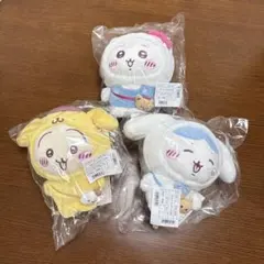 シナモロール×ファミチキマスコットキーホルダー ハローキティぎゃる 