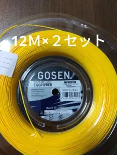 ゴーセン エッグパワー124 12Ｍ×２セット