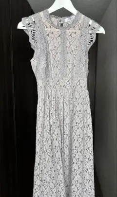 ノースリーブワンピース M ロング レース　美品　即日発送