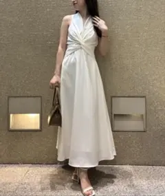 anuans ツイストギャザーワンピース 【新品】