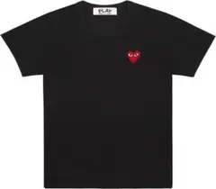 PLAY ブラック 半袖Tシャツ S スモールハートのサムネイル