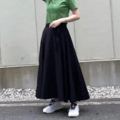 MOUSSY マウジー BELTED FLARE ロング フレア スカート