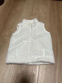 ユニクロ ホワイト ベスト 100サイズ