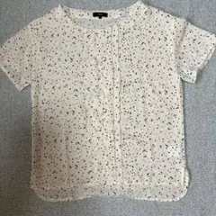 L美品COMME CA ISM 半袖ドット柄シャツ 11