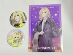 アイドルマスターSideM 都築圭 缶バッジ　ポストカード