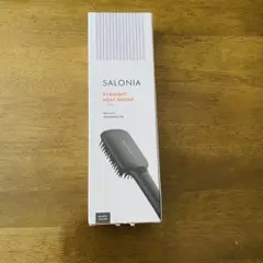 SALONIA ストレートヒートブラシ SL-012BK ブラック